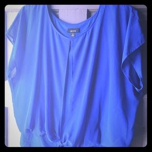 Beautiful royal blue blouse